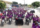 Prefeitura reúne mais de 200 mulheres e celebra o Dia Internacional da Mulher com Passeio de Motocicletas