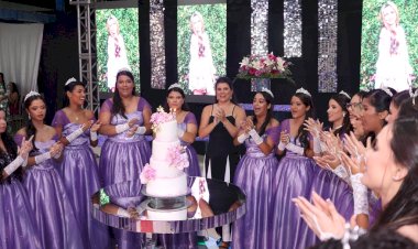 Um Sonho de Princesa: prefeita Marcela Gomes promove festa de 15 anos e realiza sonho de 20 meninas