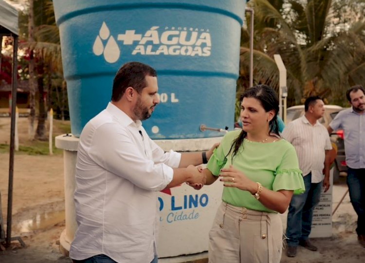 Em parceria com a Semarh, prefeita Marcela entrega poços artesianos nas agrovilas de Novo Lino