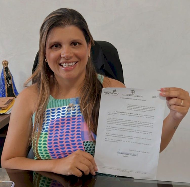 Marcela sanciona projeto de lei que institui piso salarial dos agentes de saúde e de endemias
