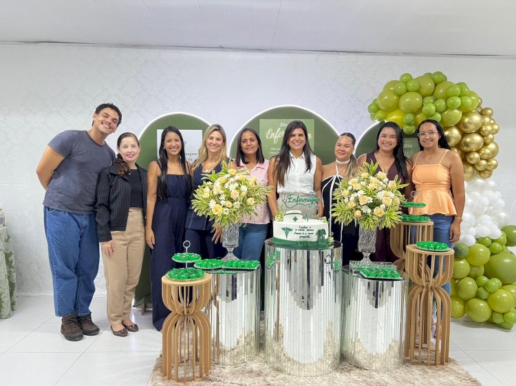Prefeitura homenageia enfermeiros e enfermeiras de Novo Lino com momento especial de valorização